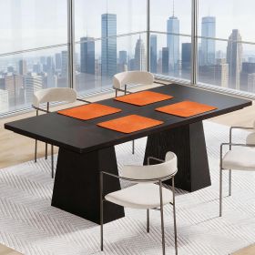 Dining Table, Farmhouse Wood Kitchen Table for 6 People