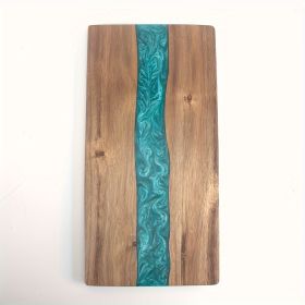 1PC Chopping Board, Resin River Pattern Cutting Board Butcher Block, Cheese Charcuterie Board for Meat Cheese Bread Vegetables And Fruits